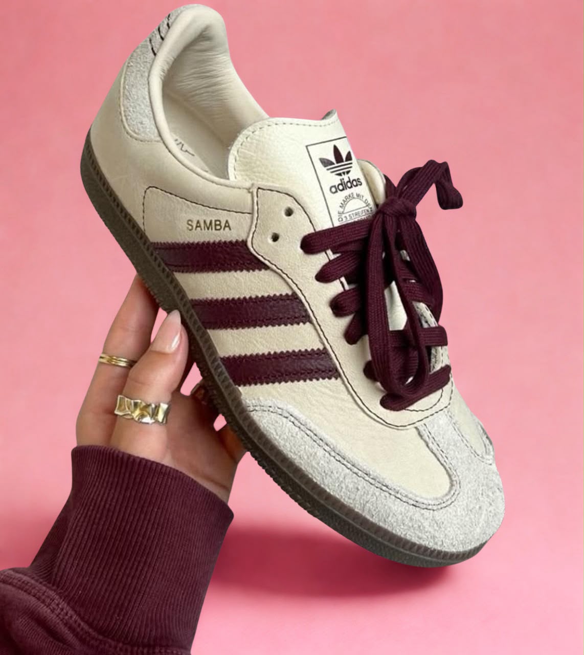 Samba OG (Wonder White Maroon)